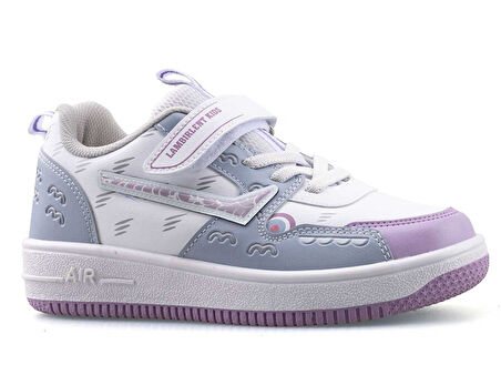 Lambırlent Cırtlı Bağcıklı Unisex Erkek Kız Çocuk Spor Ayakkabı Sneakers 033