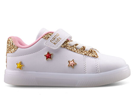 Nano Kids Cırtlı Lastikli Unisex Kız Çocuk Spor Ayakkabı Sneakers 1893