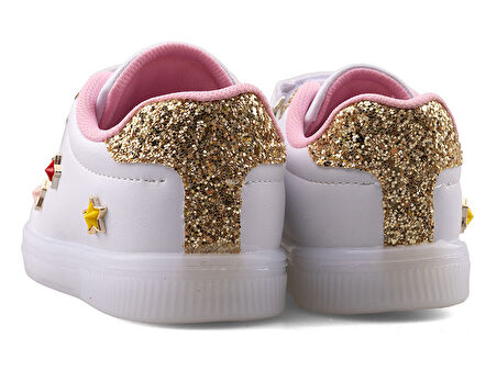 Nano Kids Cırtlı Lastikli Unisex Kız Çocuk Spor Ayakkabı Sneakers 1893