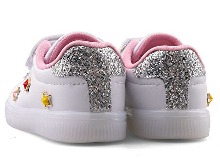 Nano Kids Cırtlı Lastikli Unisex Kız Çocuk Spor Ayakkabı Sneakers 1893