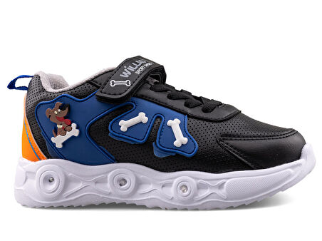Willas Cırtlı Lastikli Unisex Erkek Kız Çocuk Spor Ayakkabı Sneakers 0025
