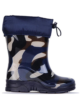 Arısan Su Geçirmez Kaydırmaz Taban Erkek Kız Unisex Kürklü Çocuk Yağmur Çizmesi Kar Botu AI100