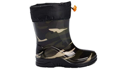 Arısan Su Geçirmez Kaydırmaz Taban Erkek Kız Unisex Kürklü Çocuk Yağmur Çizmesi Kar Botu AI100