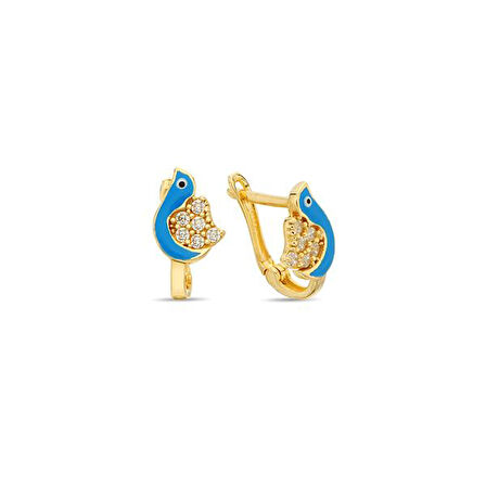 Altın Kuş Çocuk Küpe