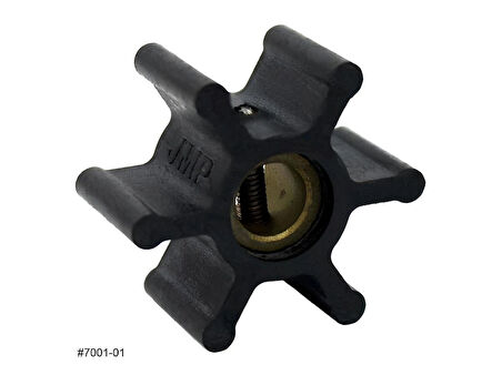 7001K JMP Marine Flexible Impeller Kit (Replaces Jabsco 4528-0001, Johnson 09-806B, Perkins 24880272, Onan 132-0859, Sherwood 9979, Volvo Penta 803729, 833550, 875807, 876554-7, 3586494, Yanmar 104211-42071, & More)