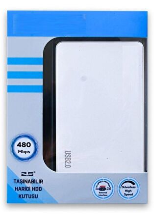 Net C-750 GB 2.5" USB 2.0 Sata HDD taşınabilir Harddisk Kutusu