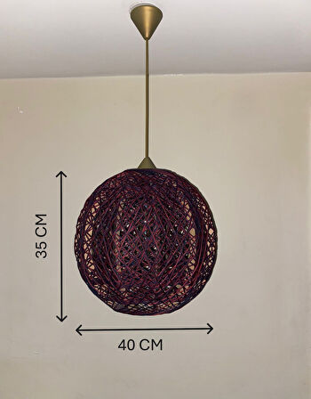 Bohem,Ahşap Gövde,Rustik,Modern,Doğal El Yapımı Sarkıt Avize