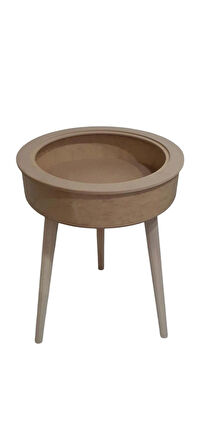 MDF Rölyef Tarzı Hazneli Sehpa 