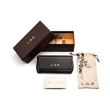 L.G.R ZANZIBAR EXPLORER BLACK MATT 22 SILVER MIRROR