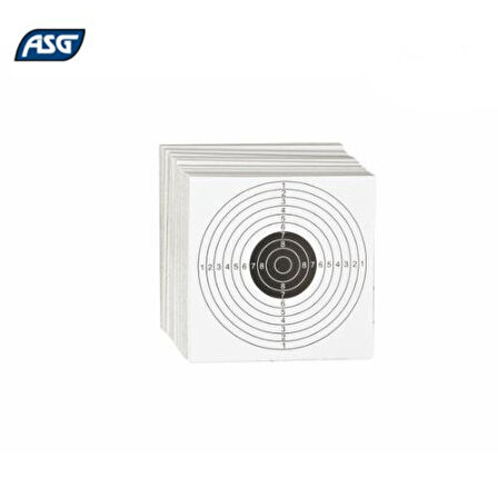 ASG Atış/Eğitim/Oyun Hedef Kağıdı 14cm x100 adet - 16928