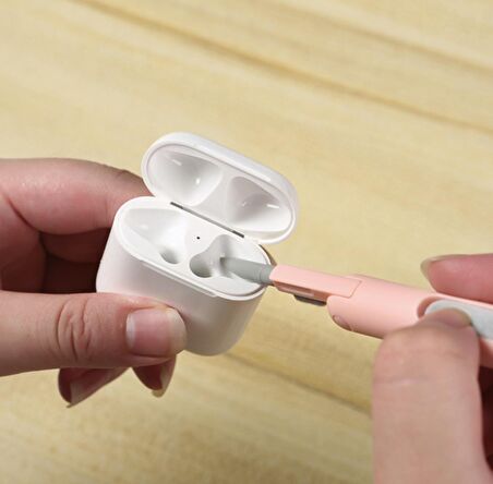 Klavye airpods kulaklık ekran temizleme aparatı detaylı temizlik aparatı hassas fırça seti