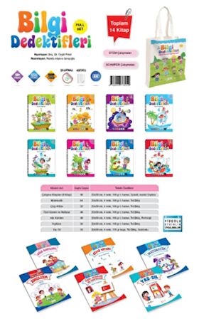 Bilgi Dedektifleri 5 Yaş - 14 Kitap Çantalı Set