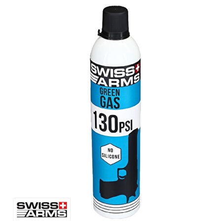 CYBERGUN Swiss Arms 760ml Silikonsuz Airsoft Green Gas