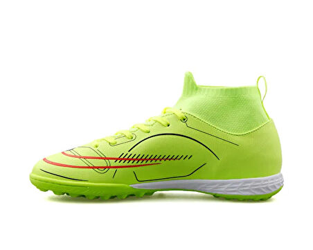 Playup Gk 241 132 Siyah Genç Halı Saha Ayakkabısı MH-241-132-NEON-SARI Siyah