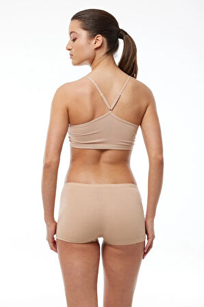 Kadın Siyah 2 Li Paket Modal Boxer 109