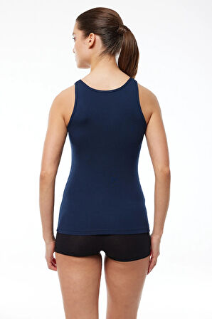 Kadın Beyaz 2 Li Paket Modal Atlet 139