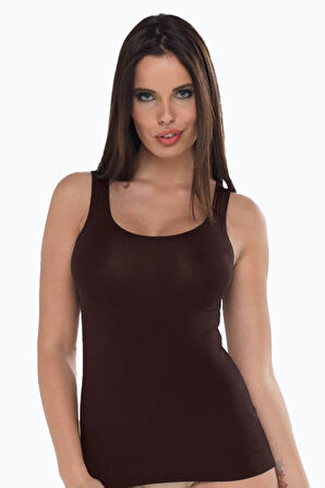 Malabadi 193 Kadın Modal Kalın Askılı & İnce Kenarlı Atlet