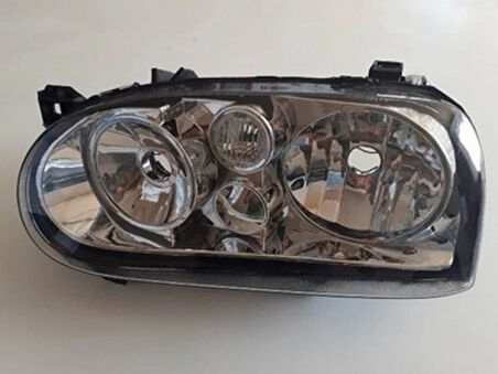 1992-1998 Volkswagen Golf 3 Far Lambası Sol Manuel-Elektrikli-Sissizi-Şeffaf Cam (H1-H1) (Ayfar) (Adet) (Oem No:1H6941017D)