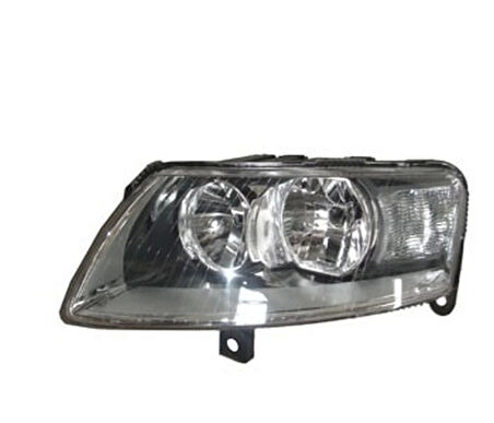 2005-2009 Audi A6 Far Lambası Sol Elektrikli-Motorsuz-Merceksiz (H7-H1) (Famella) (Adet) (Oem No:4F0941003A)