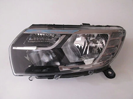 Dacıa Logan- Mcv- 17/20; Far Lambası Sol Manuel Ledli (Ayfar) (Oem No: 260604218R)