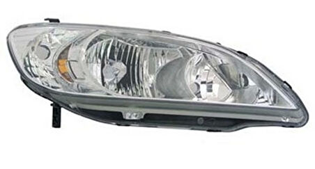 2004-2005 Honda Civic Sd Far Lambası Sol Manuel (Sinyali Sarı)(Camı Setli) (Park Lamba Deliksiz) (Tyc (Adet) (Oem No:33151S5Aa51)