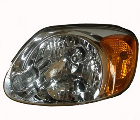 2003-2005 Hyundai Accent Admire Far Lambası Sol Elektrikli-Motorsuz Sarı Sinyalli (H4) (Famella) (Adet) (Oem No:9211025530)