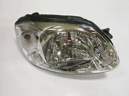 2003-2005 Hyundai Accent Admire Far Lambası Sağ Elektrikli-Motorsuz Beyaz Sinyalli (H4) (Ayfar) (Adet) (Oem No:9212025531)