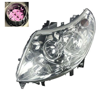 Fıat Ducato Boxer  Jumper 2006 2014 Far Sol Motorlu (Oem No:1369497080)