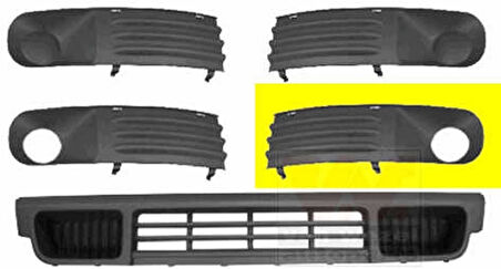 Volkswagen T5 2004 2010 Sis Far Kapağı Sol Sıslı (Oem No:7H0807489B)