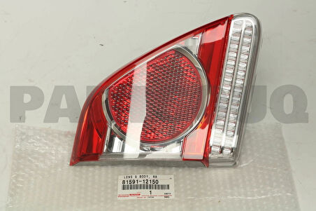 Stop Lambası Iç Sol Japon Corolla (E15) 1.33:1.6:1.4 D4D 10-12 (Oem No: 81591-12150)