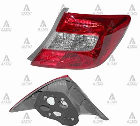Stop Lambası Civic 2012-2016 Duysuz Dış Sağ (1 Adet) (Oem No: 33500-Tr0-E01)