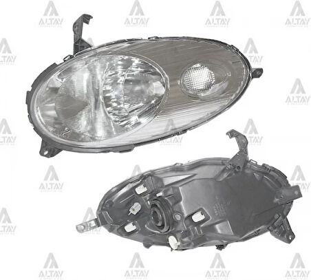 Far Micra 2002-2007 Elektrikli Beyaz Sağ (1 Adet) (Oem No: 26010-Ax700)