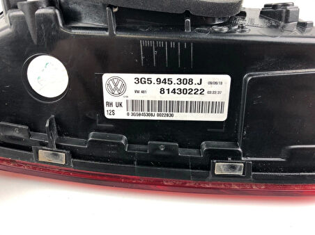 Stop Lambası Passat 14-19 İç Sağ Led Hıghlıne (Oem No: 3G5945308J)