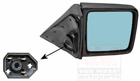 Mercedes 124 201 1986 1995 Dış Dikiz Aynası Sağ Elektrıklı Kapaklı  Cam Dahıl (Oem No:A1248106816)