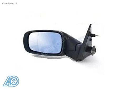 Dıs Dıkız Aynası Sol 5P-Elektrıklı Isıtmalı Astarlı Kör Noktalı Mavı Cam Renault Laguna Bm 01-07 (Oem No: 7701053958)