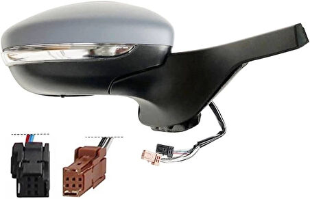 Cıtroen C3 Elektrikli Ayna 16/18 Astarlı Sinyalli Sensörlü Sağ 98128562Xt (Oem No: 98128562Xt)