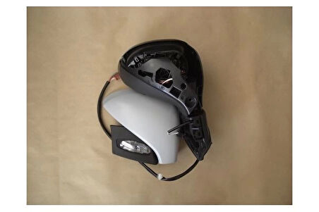 Peugeot 207 Elektrikli Katlanır Ayna 06/14 Astarlı Sinyalli Sensörlü Sağ 8149.Zk (Oem No: 8149.Zk)