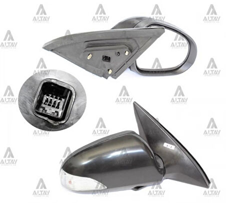 Ayna Dış Dikiz İ30 2007-2011 Elektrikli Sinyalli Sağ (1 Adet) (Oem No: 87620-2L600)