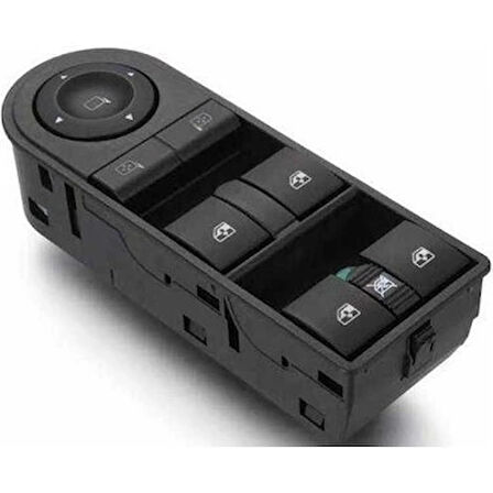 Düğme Cam Açma Astra H / Zafira B 04Sonrası (Dörtlü) Ayna Ayar Düğmeli Çerçeveli Sol (Oem No: 6240447)