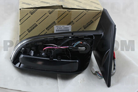 Dış Dikiz Aynası Rav413-18 Elektrikli Isıtmalı Sinyalli Otomatik Katlanır Sol (Oem No: 87940-42B80)