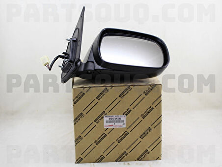 Dış Dikiz Aynası Hılux 06-11 Elektrikli Siyah Sol (Oem No: 87910-0K082)