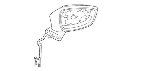 Dış Dikiz Aynası Hılux 06-11 Elektrikli Krom Sol (Oem No: 87940-0K061)