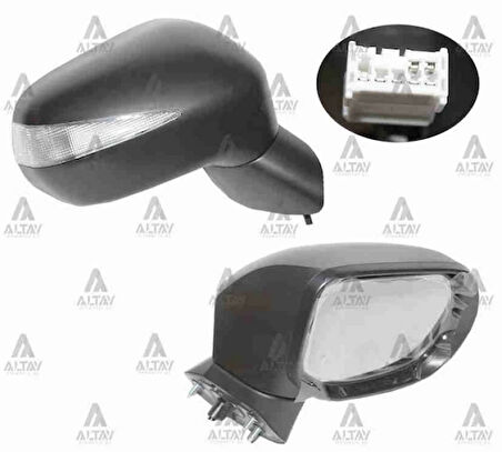 Ayna Dış Dikiz Civic 2006-2012 Elektrikli Isıtmalı Sinyalli Sağ (1 Adet) (Oem No: 76200-Snb-G01)
