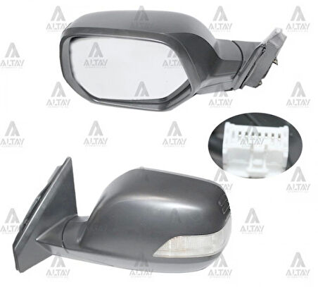 Dış Dikiz Aynası Crv 2007-2012 Elektrikli Isıtmalı Sinyalli Otomatik Katlanır Sol (Oem No:76250-Sww-506Ze) (Adet)