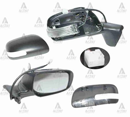 Dış Dikiz Aynası Auris 2010-2012 Elektrikli Isıtmalı Sinyalli Otomatik Katlanır Sağ (Oem No:87901-02190) (Adet)
