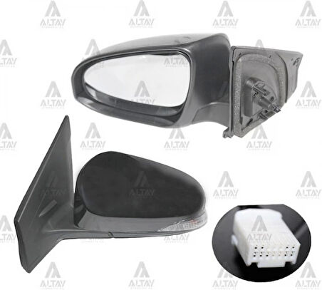 Dış Dikiz Aynası Auris 2013-2016 Elektrikli Isıtmalı Sinyalli Sol (Oem No:87940-02620) (Adet)