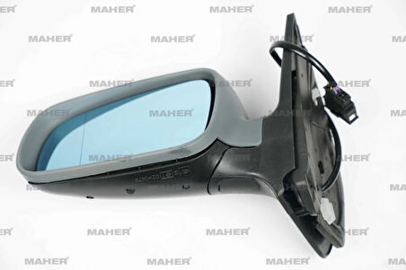 Dış Dikiz Aynası Golf4 Bora 1998-2003 Elektrikli, Mavi Cam Sol (Oem No:1J1857507D01C) (Adet)