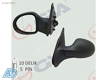 Dıs Dıkız Aynası Sag Elektrıklı Isıtmalı Sensörlü-Elektrıklı Isıtmalı Sensörlü-10H7P Renault Clıo Symbol Thalıa Bm 08-12 (Oem No: 7701070380)
