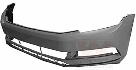2014-2018 Volkswagen Passat B8 Ön Tampon Gri (Astarlı Sis-Panjur Delikli Sensör Deliksiz (Adet) (Oem No:3G0807217Gru)