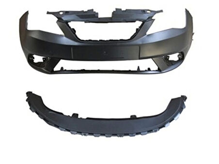 2012-2017 Seat İbiza Ön Tampon (Sis-Panjur Delikli-Far Yıkama Deliksiz-Karlığı İle Birlikte (Tüv)(Tyg) (Adet) (Oem No:6P0807217Hbgru)